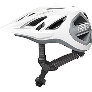 ABUS Casco da città ABUS Urban-I 3.0 ACE - casco da bici sportivo con luce posteriore a LED, visiera estesa e chiusura magnetica - per uomo e donna