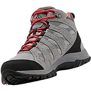 Columbia Redmond 3 Mid Wp, Scarponi da trekking ed escursionismo impermeabili a vita media Donna, Steam Red Coral 2024, 37.5 EU