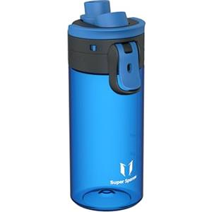 Super Sparrow Borraccia Bambini - 500ml - Bottiglia Senza BPA, a Prova di Perdite - Borracce TouchGulp Flusso Rapido Con Un Clic per Scuola, Sportiva, Palestra