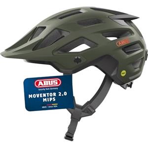 ABUS MTB Moventor 2.0 MIPS - casco da bicicletta con protezione dagli impatti per l'uso off-road su mountain bike - casco all-mountain per uomo e donna