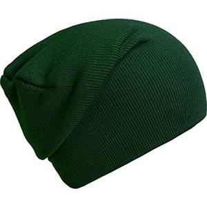 DonDon Berretto Donna Berretto Uomo Berretto invernale Slouch Beanie verde abete