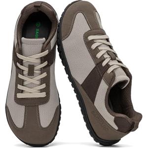 SAGUARO Barefoot Shoes Uomo Scarpe Barefoot Estive Scarpe Minimaliste Casual Sneakers Pianta Larga per Palestra Camminata Fitness Marrone, 45