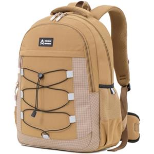 Amythe Zaino Outdoor Ragazzi e Ragazze, Zaino Adolescenti Trekking 21L, Leggero Impermeabile Giornaliero con Cintura Lombare Rimovibile e Strisce Riflettenti per Campeggio e Trekking