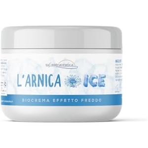 Saf.Nutraceutica - Crema Arnica ICE | Effetto Ghiaccio Intenso | Rinfrescante e Tonificante con Arnica per cavalli uso Umano e Mentolo | Extra Forte | Vegan e Cruelty-Free, Beige, 250 ml