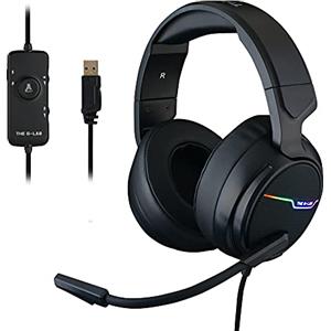 The G-Lab Korp Cuffia Al Tallio Con Microfono Da Gioco - Audio Digitale 7.1 - Compatibile Con Pc, Ps4