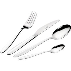 Lagostina Lavinia, Set Posate per Posto Tavola da 4 Pezzi in Acciaio Inox 18/10, Design Senza Tempo, Resistenti ed Eleganti