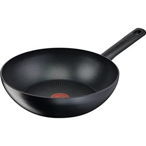 Lagostina Rigenera Wok Antiaderente con Corpo in Alluminio 100% Riciclato Ø 28 cm, Padella Induzione Gas e Forno, Rivestimento Antigraffio, Manico Ergonomico