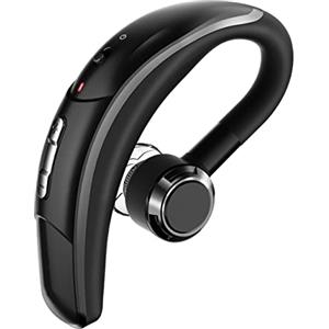 COSMUSIS Cuffie Bluetooth CVC6.0 cancellazione del rumore, cuffie wireless stile business vivavoce auricolare senza fili con microfono, 280 ore di standby, auricolare Bluetooth singolo senza mani (nero)