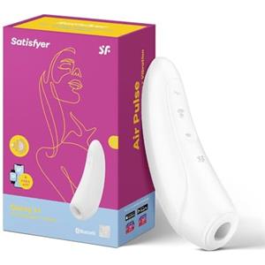 Satisfyer Curvy 1 Connect App Vibratore | Stimolatore Clitorideo con Vibrazioni | Vibro-Masseur ricaricabile con Onde di Pressione | Sex Toys Donna | Impermeabile (IPX7) Sex Toy