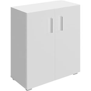 Casaria® Cassettiera Vela 2 Ante con Ripiani 77x60x30cm Credenze Comò Armadietto Ufficio Mobiletto