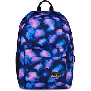 Seven Zaino Scuola Ischoolpack, Viola, Zaino Americano con Power Bank Integrato e Tasca Porta Tablet, Scuola, Bambini e Ragazzi