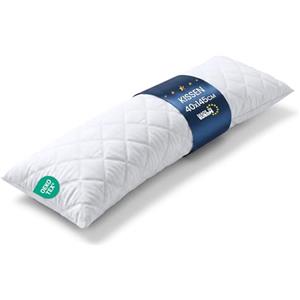 Totsy Baby Imbottitura per cuscino lungo per dormire sul fianco Imbottitura per cuscino - 40x145 cm - supporto gravidanza ideale per il riposo notturno perfetto per letto e relax Bianco