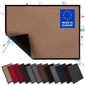 Carpet Diem Zerbino 40 x 60 cm - Tappeto ingresso antisporco - Interno ed Zerbino da Esterno, Tappetino antiscivolo per Porta, Tappeto antisporco per Porta d Ingresso - Beige
