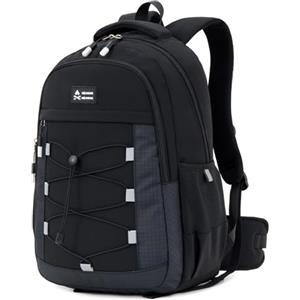 Amythe Zaino Outdoor Ragazzi e Ragazze, Zaino Adolescenti Trekking 21L, Leggero Impermeabile Giornaliero con Cintura Lombare Rimovibile e Strisce Riflettenti per Campeggio e Trekking