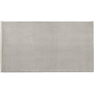 Baroni Home Tappeto Moderno da Bagno con Fondo Antiscivolo Super Morbido, Tappeto Rettangolare da Soggiorno e Camera da letto, 60x110 cm, Grigio