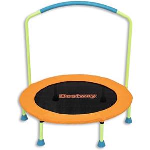 Bestway 59100 Tappeto elastico da interni WonderJump - per bambini, 91 cm, arancione
