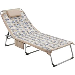 Generico Telo Lettino Mare Microfibra 180x68 cm, Copri Lettino con Angoli Elastici Antiscivolo, 2 Tasche Laterali e Cuscino Gonfiabile, Asciugamano Spiaggia Compatto per Mare, Piscina e Spa, Fantasia Pesci