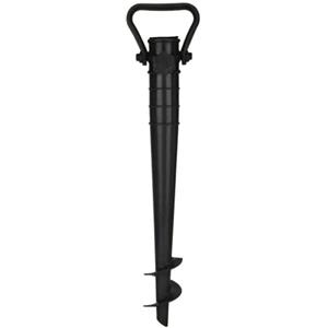 Sekey Base per Ombrellone - Picchetto per Ombrellone da Spiaggia con Trivella Avvitabile, Supporto per Ombrellone per Aste da 16-32 mm, per Sabbia e Terra, Installazione Facile, Leggero e Portatile