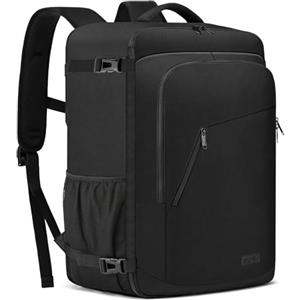 WENIG Zaino 55x35x25 Bagaglio a Mano 55x35x25 per ITA Airways Zaino da Viaggio Aereo 48L Borsa da Cabina per Voli con Caricatore USB Zaini Casual per Air France, Air Europa, Nero
