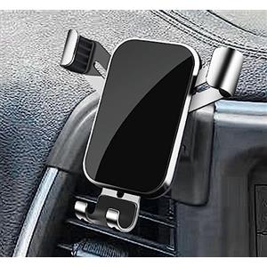 LAYSSA Porta Cellulare da Auto per Jeep Cherokee 2016-2018, Antivibrazione Supporto Cellulare Auto, 360° Rotazione Flessibile, Portacellulare Universale per Auto,B Silver
