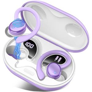 Matast 2026 Cuffie Bluetooth, Cuffiette, Cuffie Senza Fili con USB-C LED IP7, Auricolari Bluetooth Sport, Ore Cuffie Wireless con HiFi Stereo in Ear Cancellazione Rumore ENC