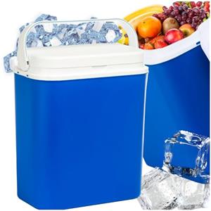 Kamai Coolbox Frigo passivo, 10 l, piccolo congelatore e frigo piccolo, mini borsa frigo per picnic e spiaggia, frigorifero portatile da campeggio senza elettricità, compatto, leggero e maneggevole Kamai Coolbox