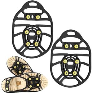 Generic Corda per foreste di ghiaccio, racchette da neve in , mollette per scarpe da passeggio Manopole da neve di ghiaccio in | Cleets Ice Cleets for Boots Shoes Traction Cleets for Shoes