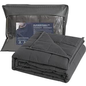 Good Nite Coperta Pesante Terapeutica per Adulti - Grigia, 6 kg, 150 x 200 cm - Anti - stress e per Relax