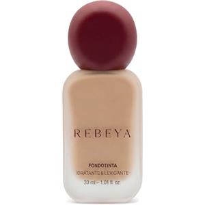 REBEYA Fondotinta idratante leggero 03 illuminante levigante lunga tenuta con niacinamide - effetto seconda pelle blurring coprenza modulabile media alta - fondotinta luminoso naturale viso
