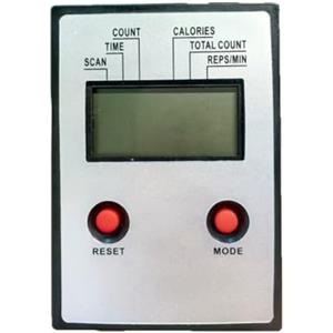 BEAZOOM Orologio elettronico LCD Stepper per fitness tracking, monitor digitale per vogatore ed esercizio fisico, nero