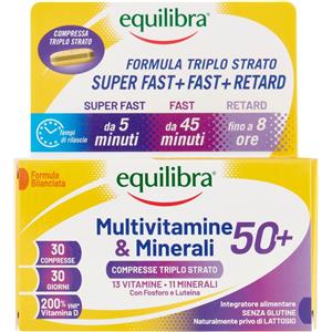 Equilibra Multivitamine E Minerali 50+ 30 Compresse Triplo Strato