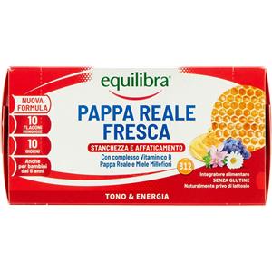 Equilibra Pappa Reale Fresca Integratore Stanchezza 10 Flaconcini