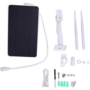 EIMSOAH Modem Router Ad Energia Solare da 6 W, Ripetitore WiFi LTE 4G IP66 con Batteria da 12000 MAh e Slot per Scheda SIM, per Fattoria da Campeggio All'aperto (Versione europea)