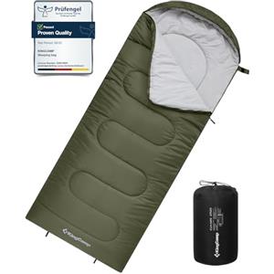 KingCamp Sacco a Pelo Invernale Sacchi a Pelo Campeggio Singola 3 Stagioni Leggero Impermeabile Compatto Portatile per Trekking Campeggio Alpinismo Viaggi Escursionismo Adulti 220 x 75 cm Viola DS.