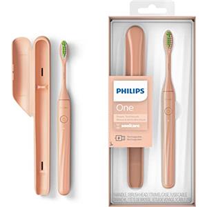 PHILIPS Spazzolino ricaricabile Philips One - Spazzolino elettrico glitterato modello HY1200/25, Philips One, Luccichio