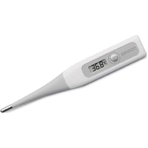 OMRON Flex Temp Termometro Digitale - Termometro febbre rapido in 10 secondi con punta flessibile per massimo comfort, resistente all'acqua, ideale per neonati e adulti