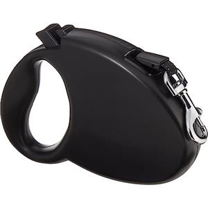 Amazon Basics Guinzaglio retrattile per cani, lunghezza estensibile 5 m, taglia M (fino a 50 kg), nero