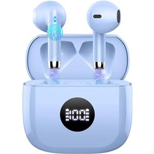 zakotu 2026 Cuffie Bluetooth 5.4, 40 Ore Cuffie In Ear Cancellazione Rumore ENC e 4 HD Mics, Auricolari Bluetooth, HiFi Cuffiette LED Display, IP7 Impermeabile Cuffie Senza Fili
