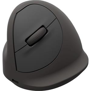 Fellowes Breyta Plus mouse verticale ergonomico, taglia L, per mancini. Bluetooth, ricevitore usb wireless o cavo. Materiali riciclati, protezione Microban, batteria ricaricabile.
