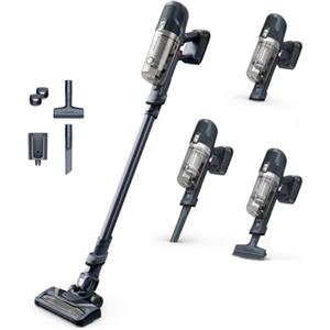 Rowenta X-Pert 6.60 Allergy, Aspirapolvere Senza Fili Potente, Scopa Elettrica Senza Fili con Contenitore Polvere da 0,55 L Facile da Pulire, Autonomia Fino a 45 Min, 100 W, Blu Metallizzato, RH6831