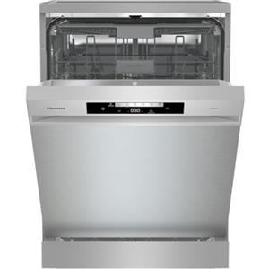 Hisense HS643C90X NUOVA Lavastoviglie da Incasso, 16 Coperti, 9,9 Litri, 6 Programmi, Terzo Cesto, Total Dry, Total AcquaStop, Motore asincrono, Partenza Ritardata, 44 dB, Classe C, Inox