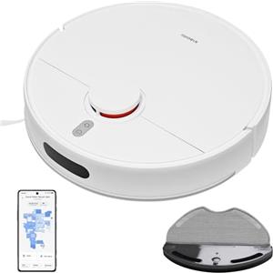 XIAOMI Robot Aspirapolvere S40C, Robot Vacuum con Lavapavimenti, Aspirazione 5000 Pa, Navigazione Intelligente LDS, Controllo App, Ideale per Animali Domestici, Pavimenti Duri e Moquette