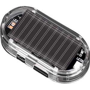 Generico Luce di Allarme Solare per Automobile | Ricaricabile a Energia Solare Antifurto | Luce di allarme simulata a LED per autovetture | per Berlina, Camion, Caravan, Garage, Parcheggio Notturno, Bordo Stra