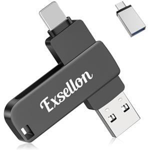 Exsellon 256GB Memoria Esterna per phone/Andriod/pad/Mac/tablet/PC
