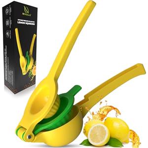 HI NATURE™ spremiagrumi manuale per limoni | spremiagrumi manuale piccolo, inossidabile e lavabile in lavastoviglie | spremiagrumi professionale per la cucina | facile da pulire | pressa manuale per