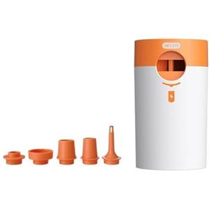 EfforPrac Piccola pompa elettrica ad aria per materasso gonfiabile, giocattolo per piscina, barca, portatile, ad alta pressione, con adattatore per auto e presa a muro, dispositivo di gonfiaggio rapido per
