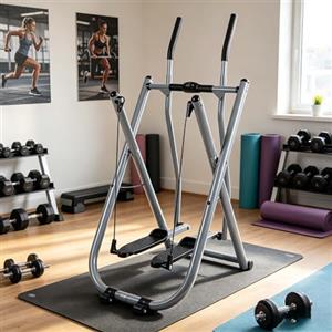 Generic Air Walker Cross Trainer, macchina per esercizi pieghevole 2 in 1 per cardio, a casa e in ufficio, allenamento completo per braccia e gambe, design compatto