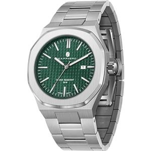 SAPPHERO Orologio Uomo 30M Impermeabile Orologi Moda Classico Elegante Orologio Formale Cinturino in acciaio inossidabile Orologi da polso da uomo Regalo per Uomo
