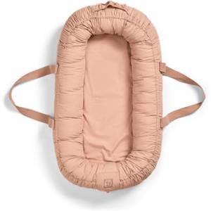 Elodie Details Baby Nest Nido per Neonato Portatile, Riduttore Lettino Neonato Nido Coccolone in 100% Cotone Lavabile 78x45 cm - Blushing Pink