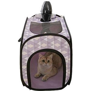 PAPIEEED Gatto & Cane Asciugatrice Box Pieghevole Pet Dry Room Asciugatura Tenda Governare Casa Gabbia Capelli Pulizia Borse Viaggio per Cani Gatti Coniglio